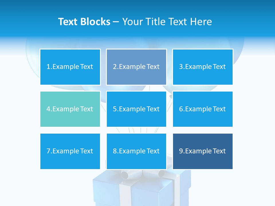 Toy Shiny Ribbons PowerPoint Template