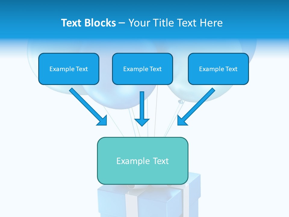 Toy Shiny Ribbons PowerPoint Template
