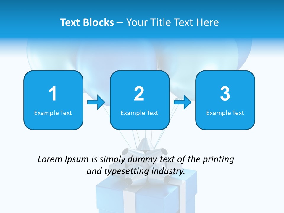 Toy Shiny Ribbons PowerPoint Template