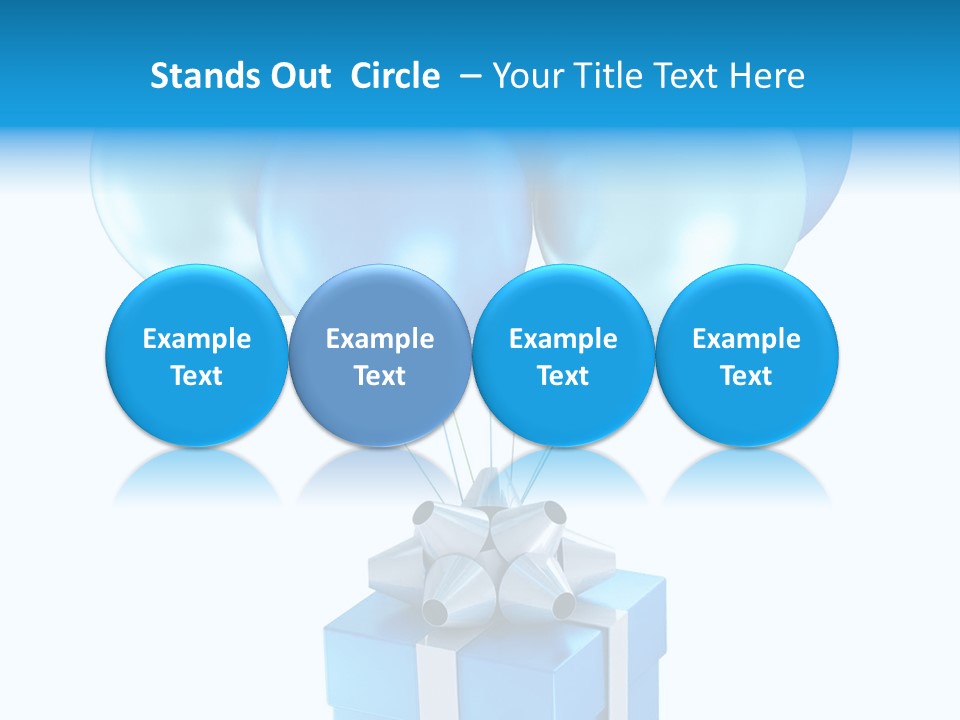 Toy Shiny Ribbons PowerPoint Template