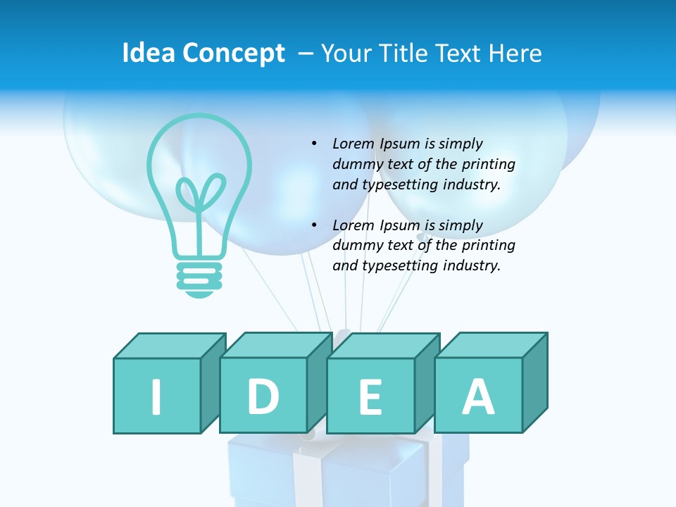 Toy Shiny Ribbons PowerPoint Template