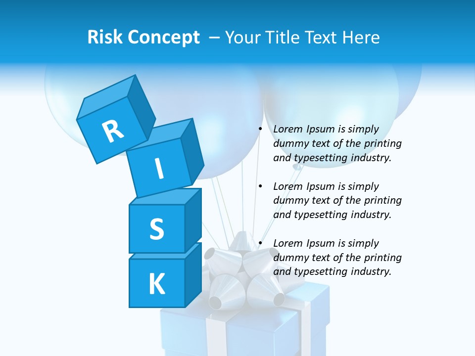 Toy Shiny Ribbons PowerPoint Template