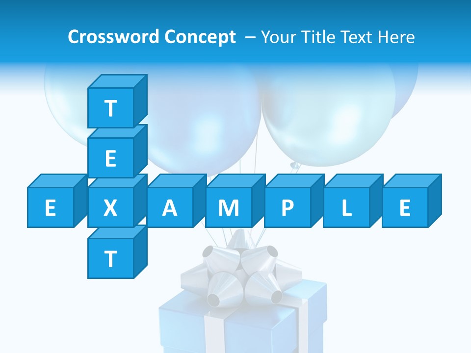 Toy Shiny Ribbons PowerPoint Template