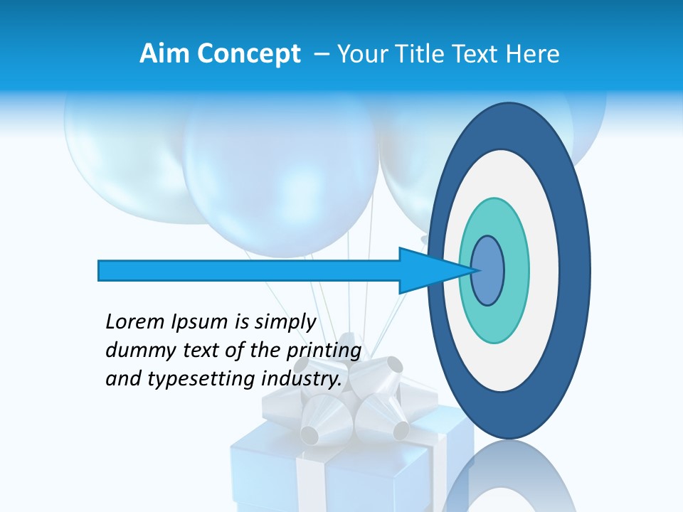 Toy Shiny Ribbons PowerPoint Template