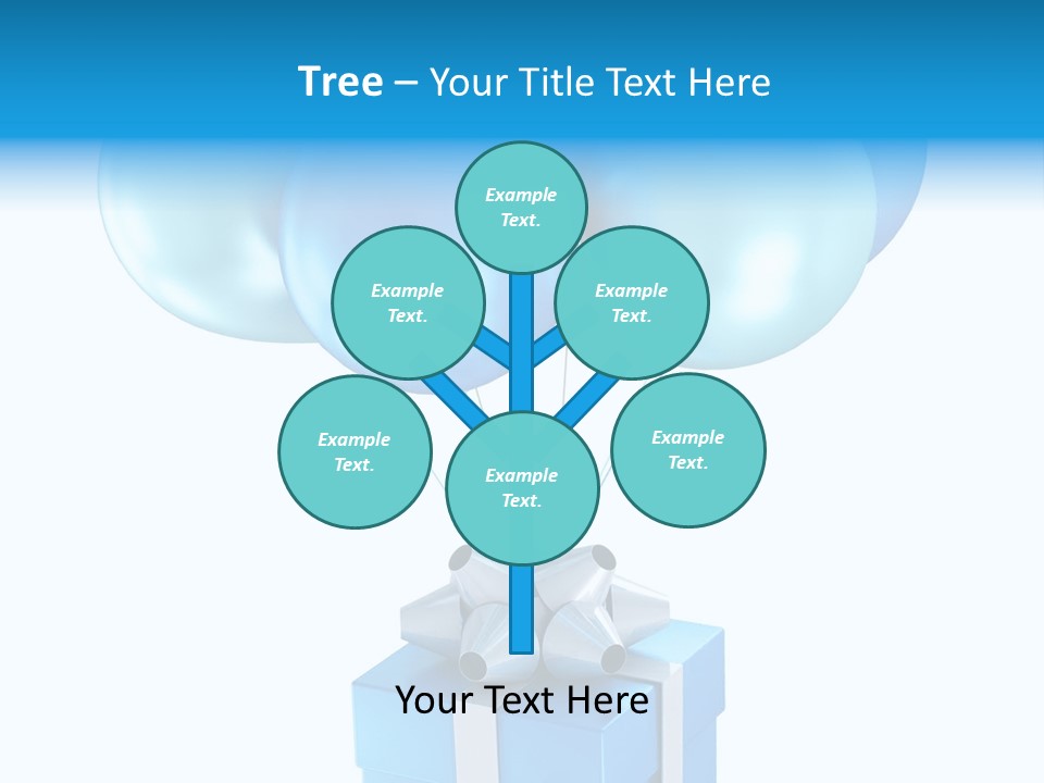 Toy Shiny Ribbons PowerPoint Template