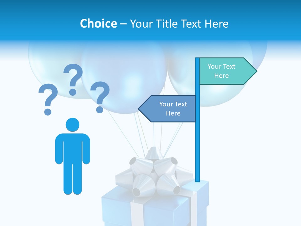 Toy Shiny Ribbons PowerPoint Template