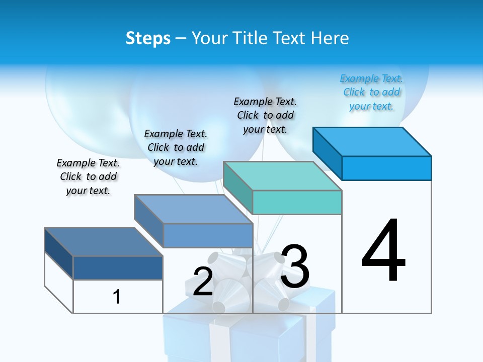 Toy Shiny Ribbons PowerPoint Template
