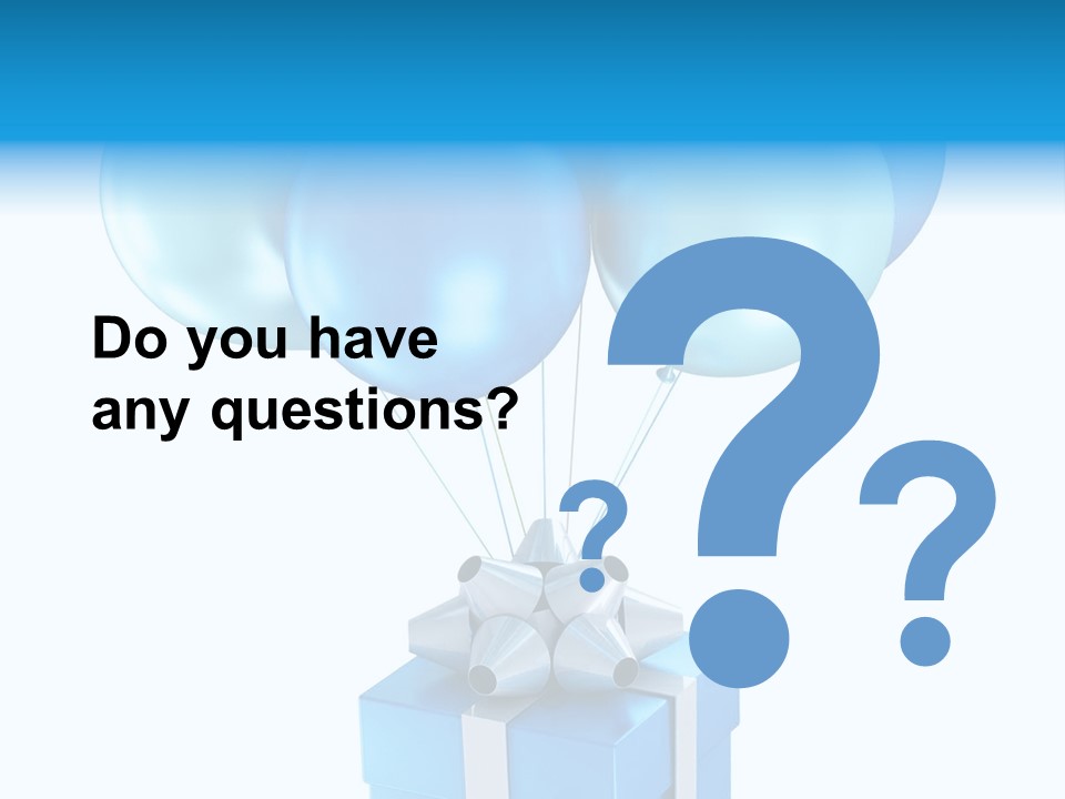 Toy Shiny Ribbons PowerPoint Template