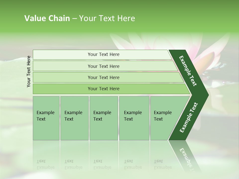 Leaf Aquatic Wallpaper PowerPoint Template