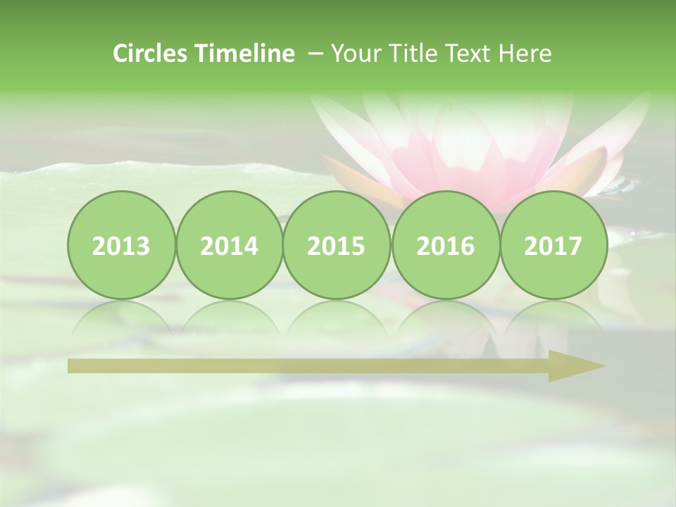 Leaf Aquatic Wallpaper PowerPoint Template