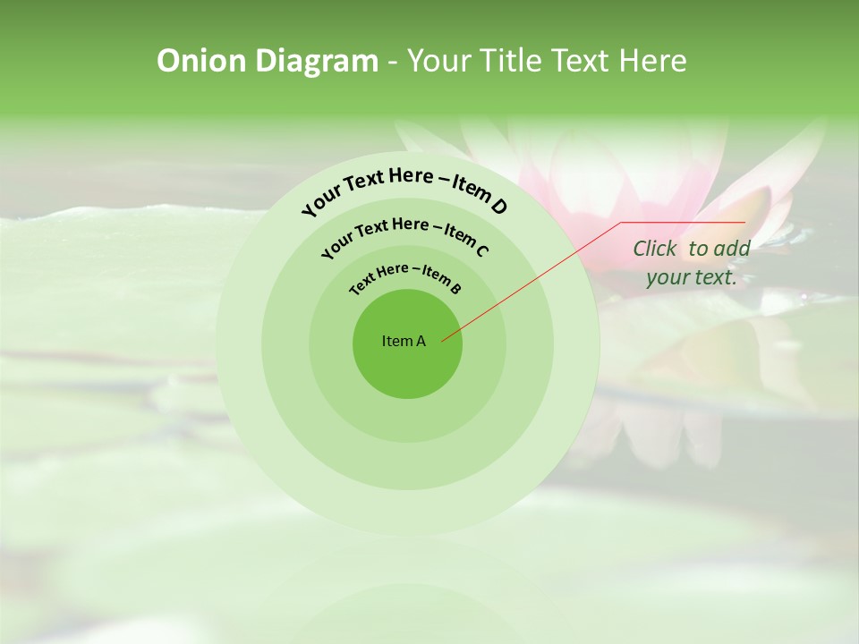 Leaf Aquatic Wallpaper PowerPoint Template