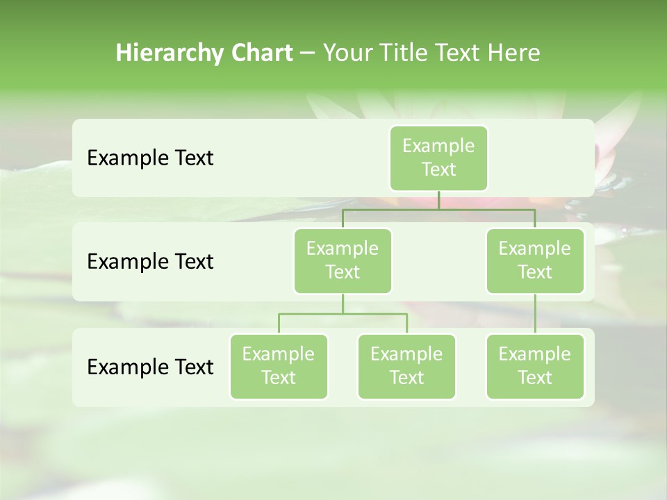 Leaf Aquatic Wallpaper PowerPoint Template