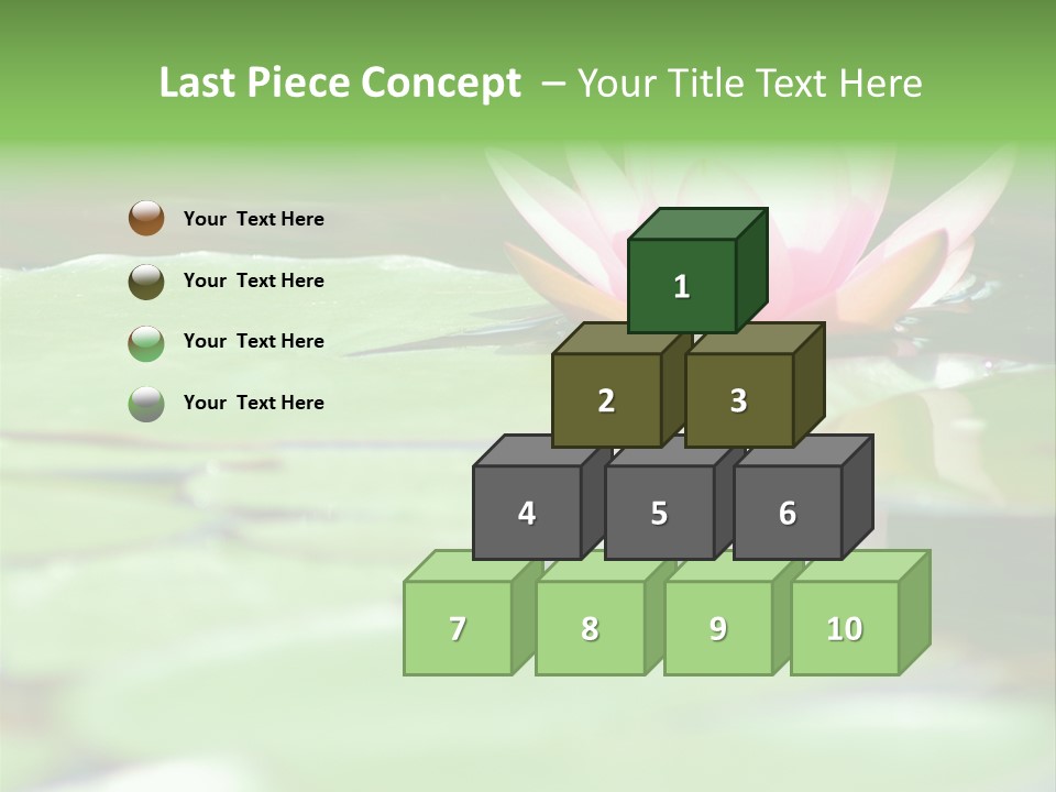 Leaf Aquatic Wallpaper PowerPoint Template