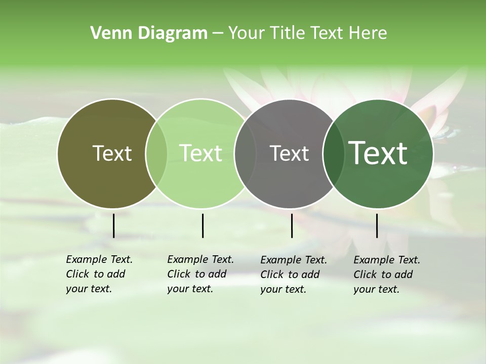 Leaf Aquatic Wallpaper PowerPoint Template