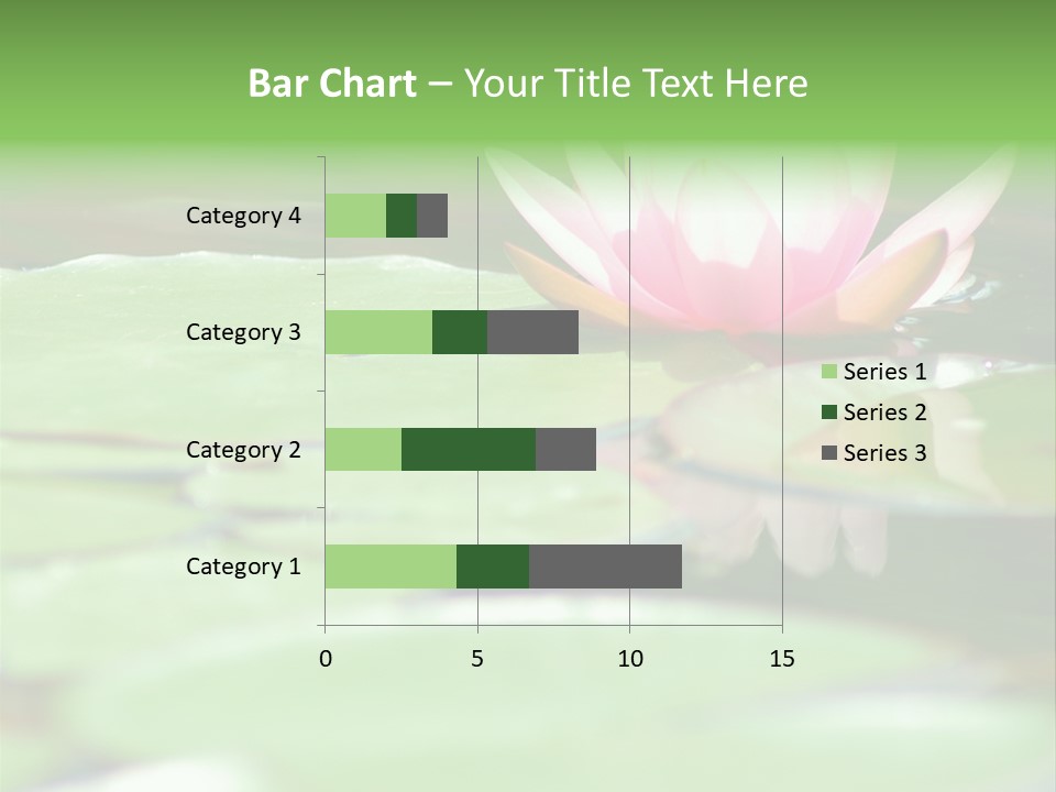 Leaf Aquatic Wallpaper PowerPoint Template