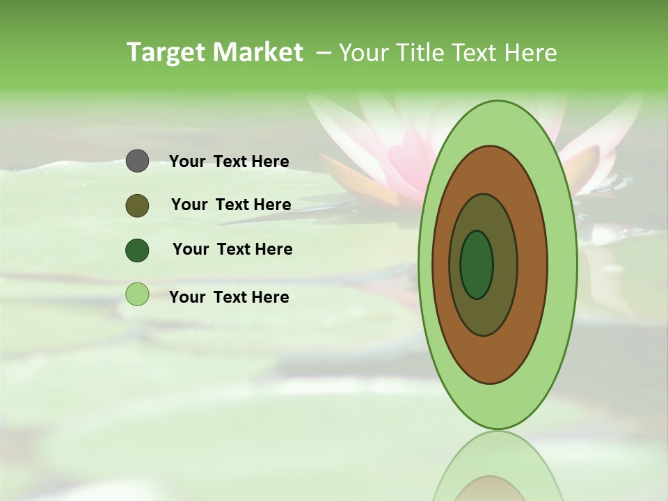 Leaf Aquatic Wallpaper PowerPoint Template