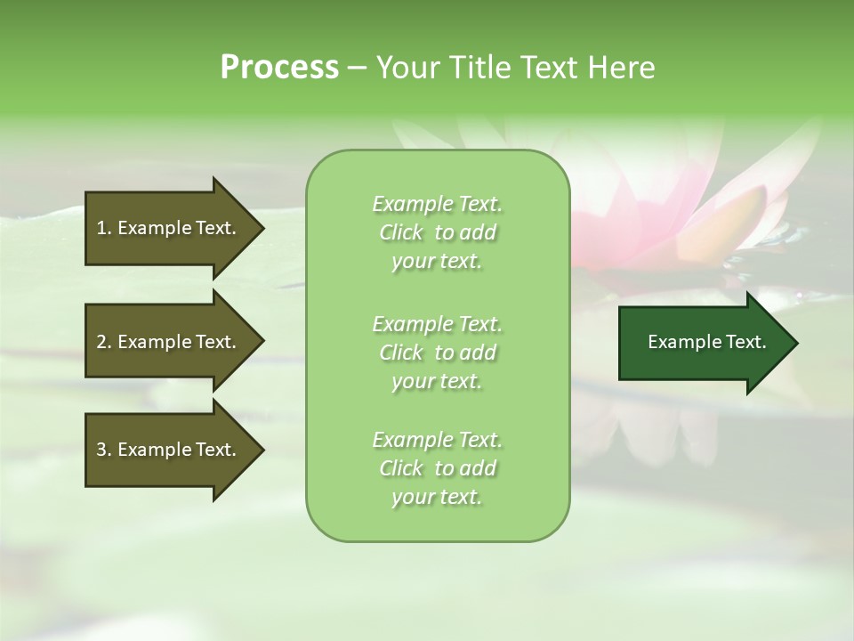 Leaf Aquatic Wallpaper PowerPoint Template
