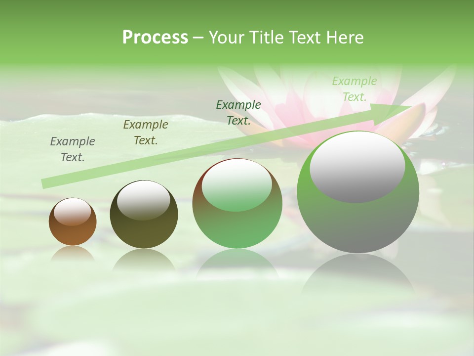 Leaf Aquatic Wallpaper PowerPoint Template