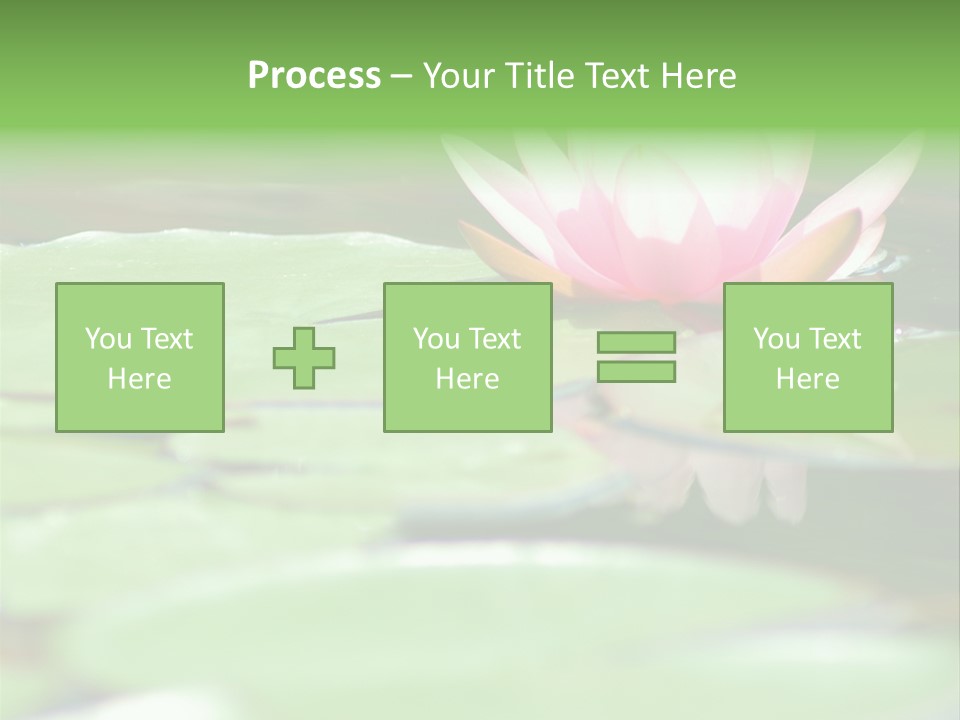 Leaf Aquatic Wallpaper PowerPoint Template