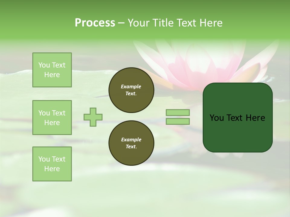 Leaf Aquatic Wallpaper PowerPoint Template