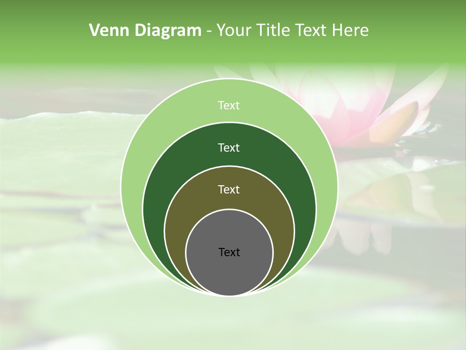 Leaf Aquatic Wallpaper PowerPoint Template