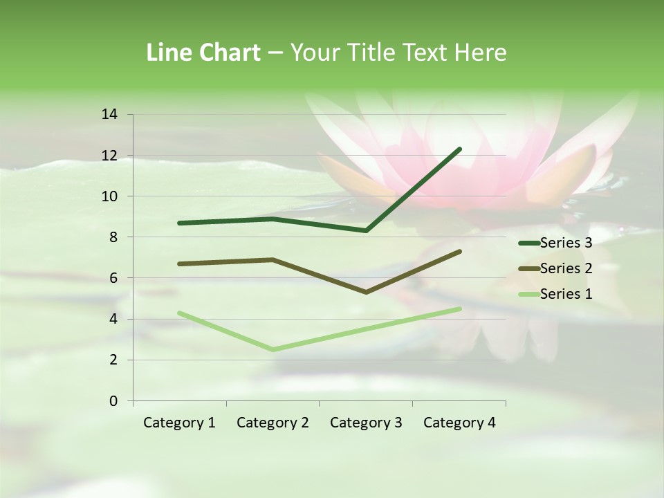 Leaf Aquatic Wallpaper PowerPoint Template