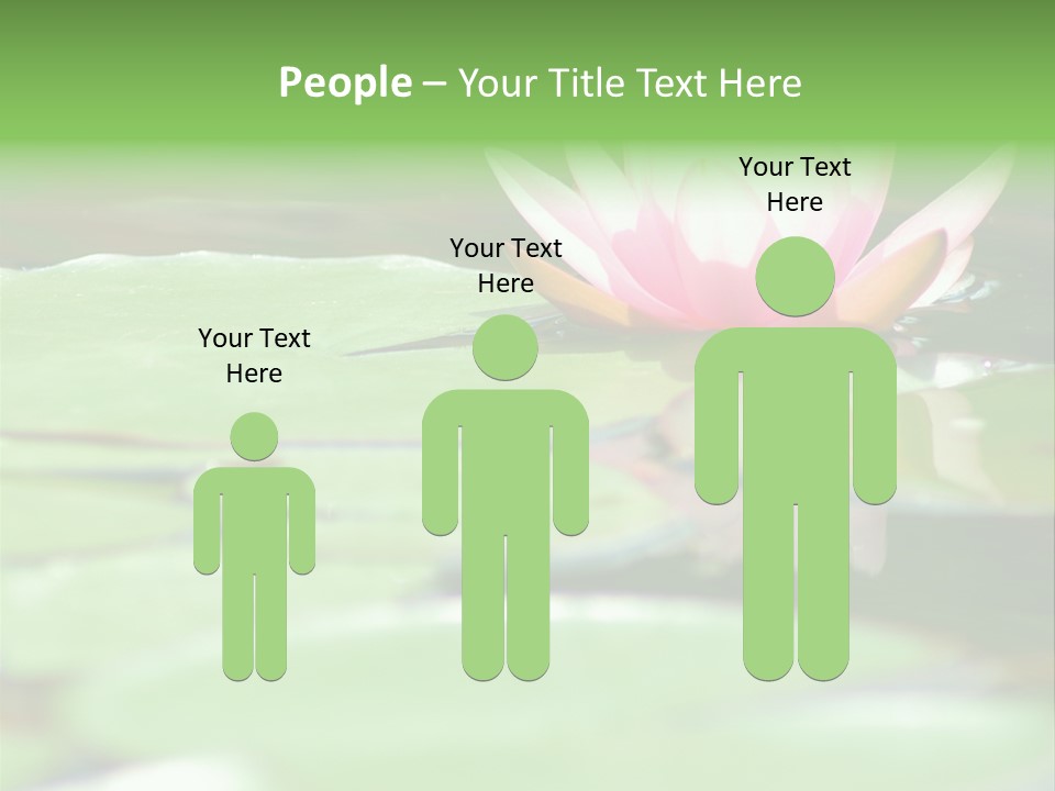 Leaf Aquatic Wallpaper PowerPoint Template