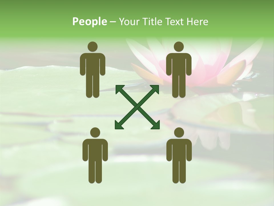 Leaf Aquatic Wallpaper PowerPoint Template