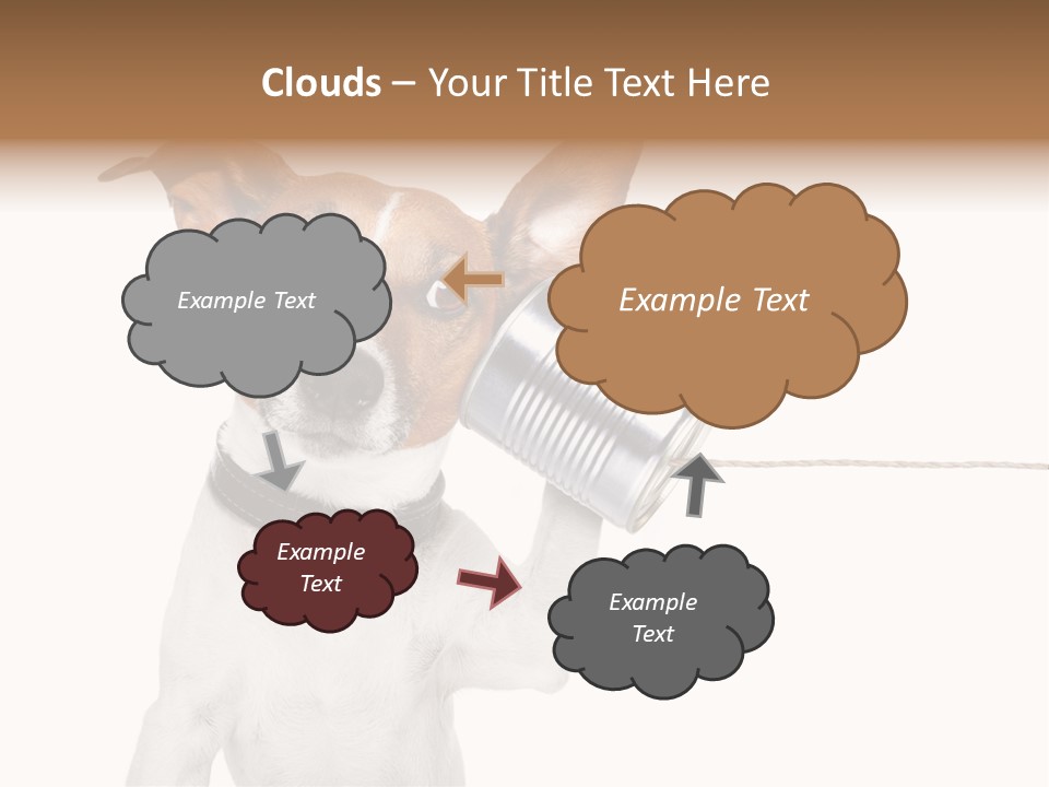 Can Cute Chat PowerPoint Template