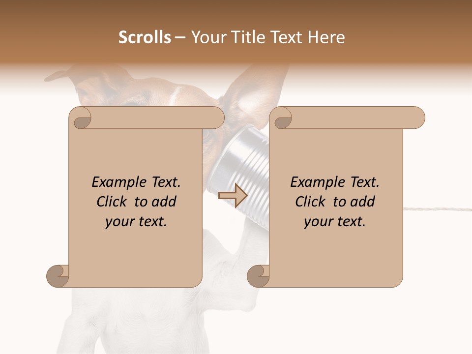 Can Cute Chat PowerPoint Template