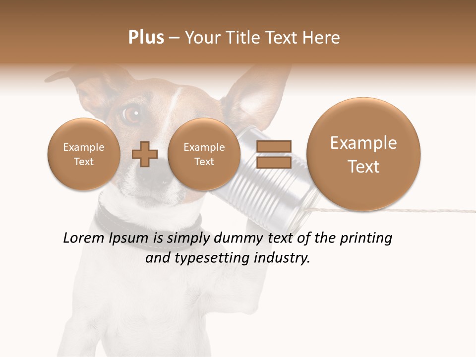 Can Cute Chat PowerPoint Template