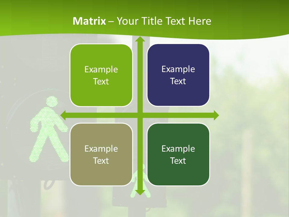 Traffic Lights People Color PowerPoint Template
