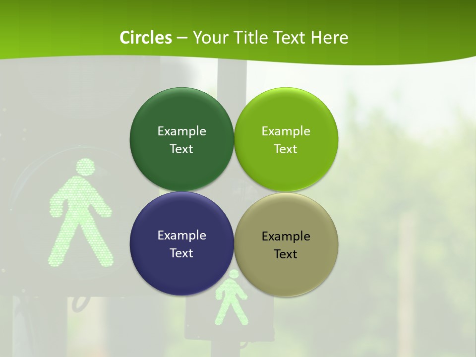 Traffic Lights People Color PowerPoint Template