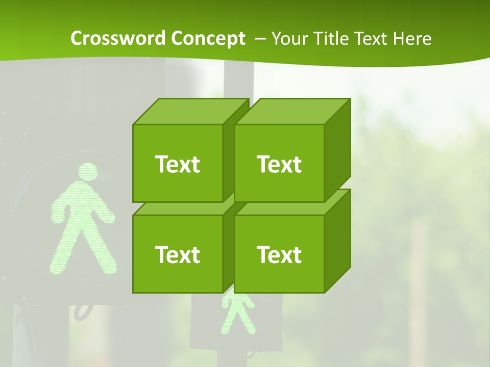 Traffic Lights People Color PowerPoint Template