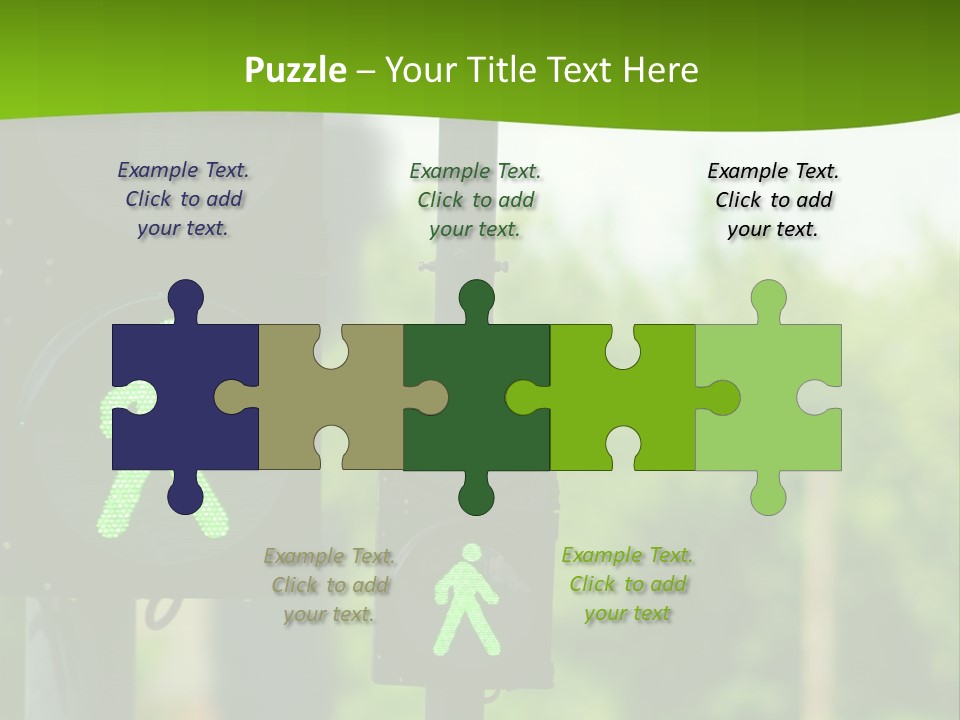 Traffic Lights People Color PowerPoint Template