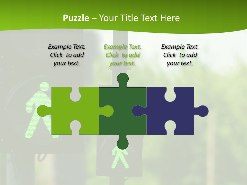 Traffic Lights People Color PowerPoint Template