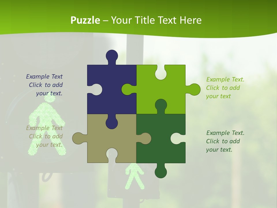 Traffic Lights People Color PowerPoint Template