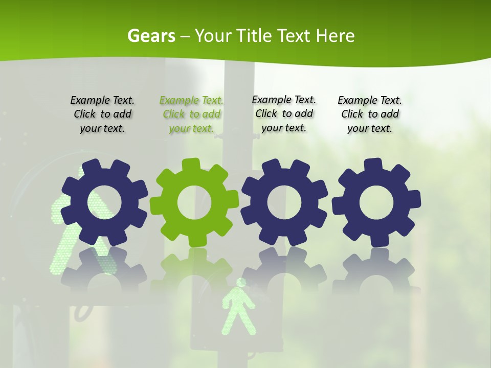 Traffic Lights People Color PowerPoint Template