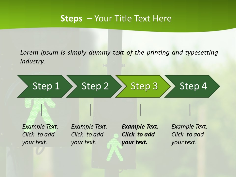 Traffic Lights People Color PowerPoint Template