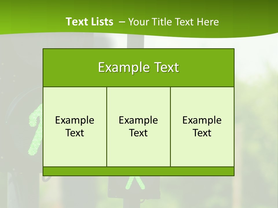 Traffic Lights People Color PowerPoint Template