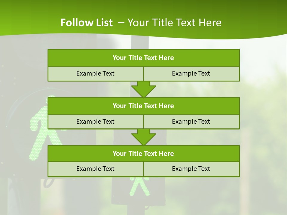 Traffic Lights People Color PowerPoint Template
