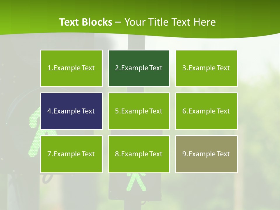 Traffic Lights People Color PowerPoint Template