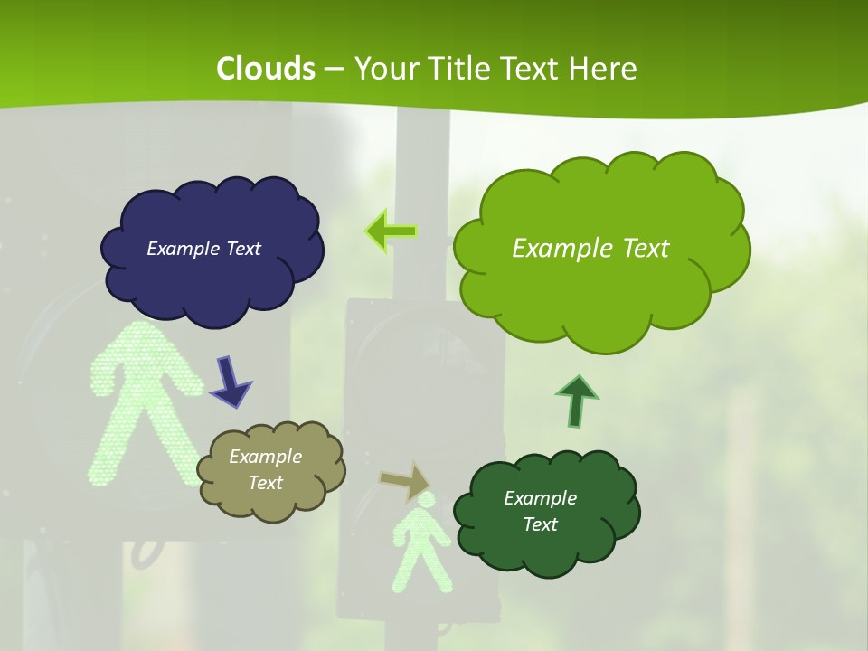 Traffic Lights People Color PowerPoint Template