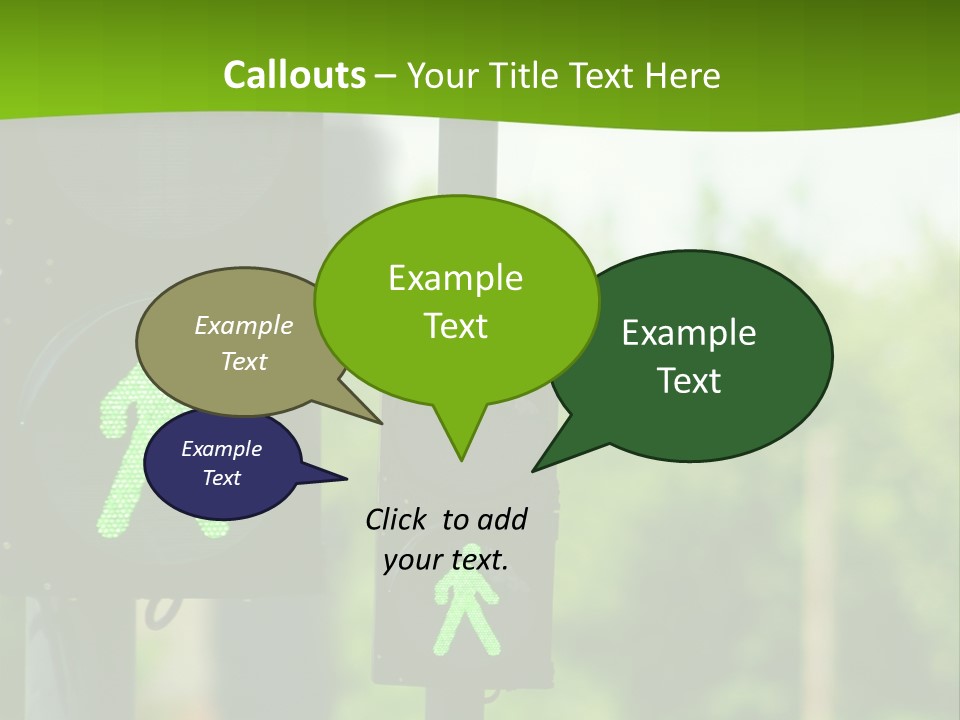 Traffic Lights People Color PowerPoint Template