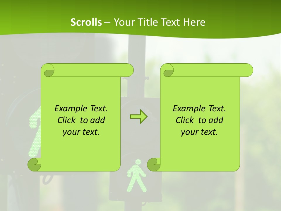 Traffic Lights People Color PowerPoint Template