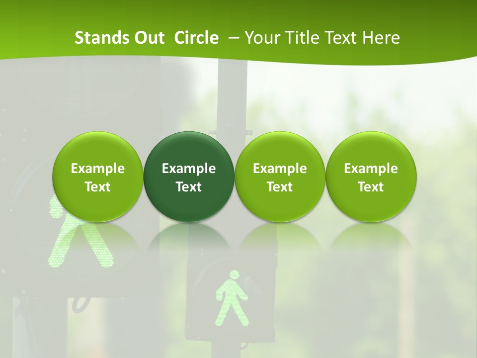 Traffic Lights People Color PowerPoint Template