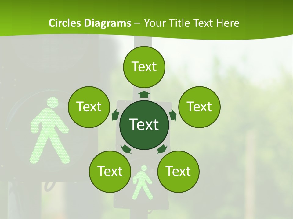 Traffic Lights People Color PowerPoint Template