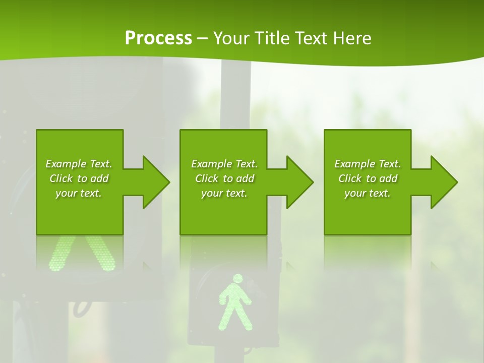 Traffic Lights People Color PowerPoint Template