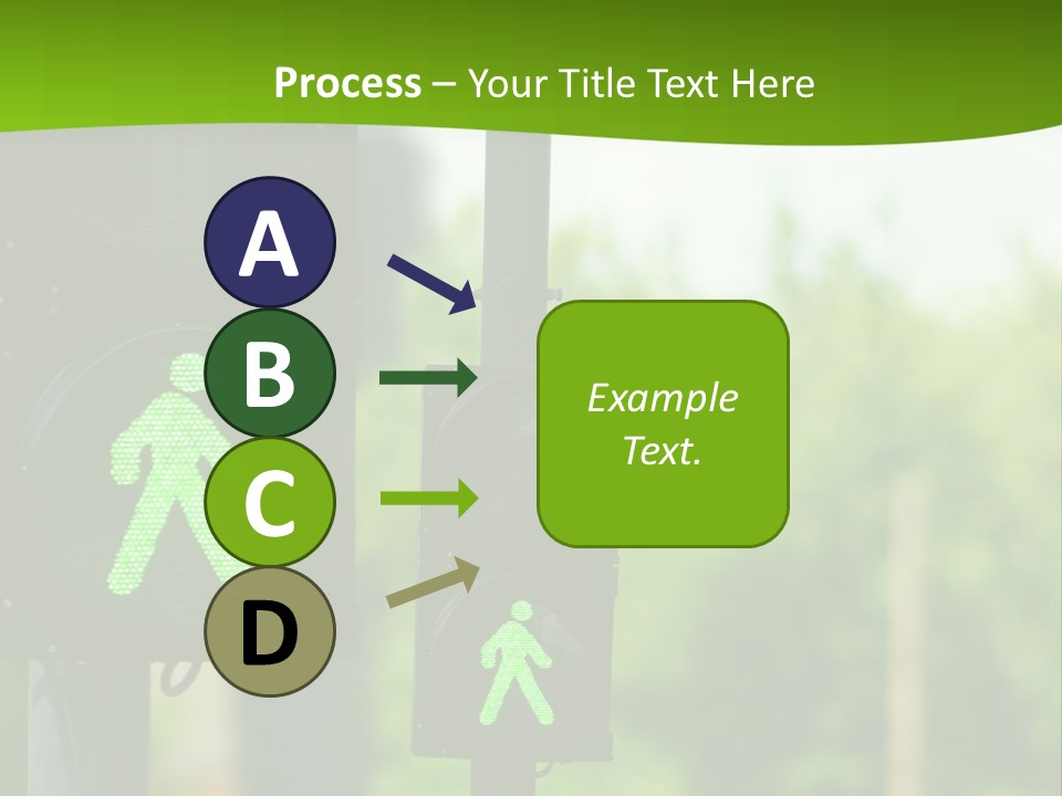 Traffic Lights People Color PowerPoint Template