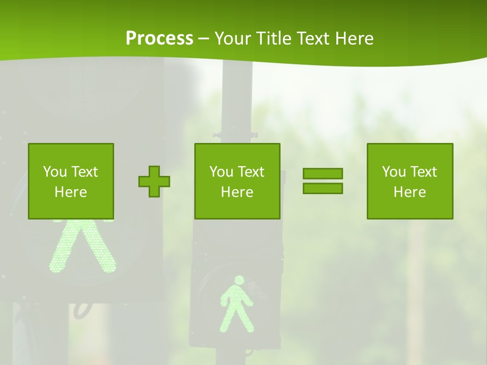 Traffic Lights People Color PowerPoint Template